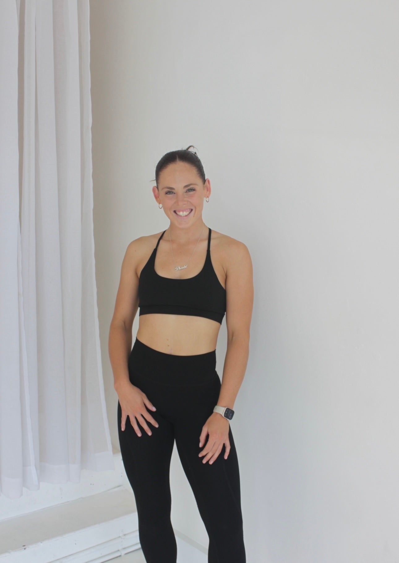 Bradshaw Backless Sports Bra - Black