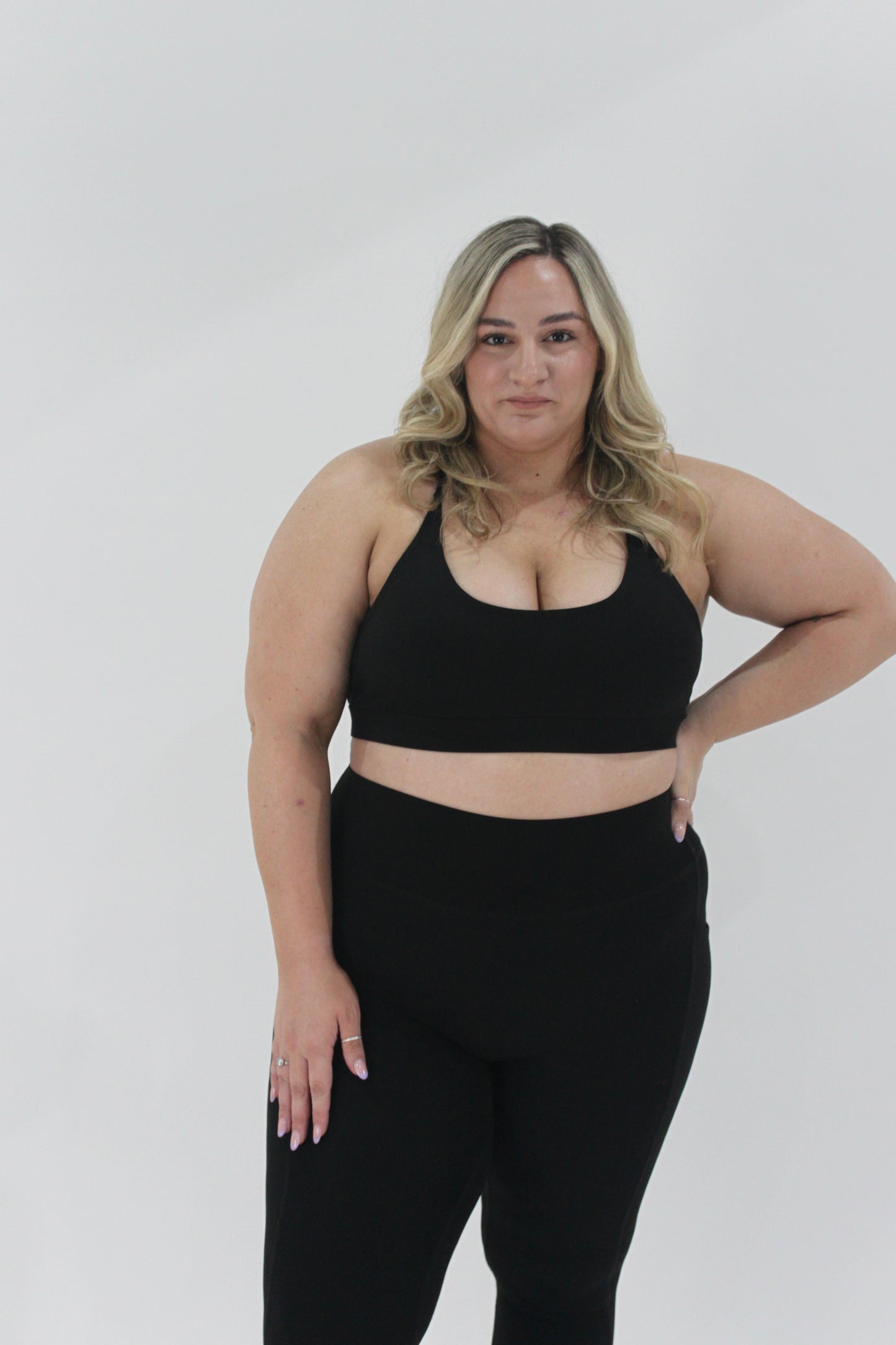 Bradshaw Backless Sports Bra - Black