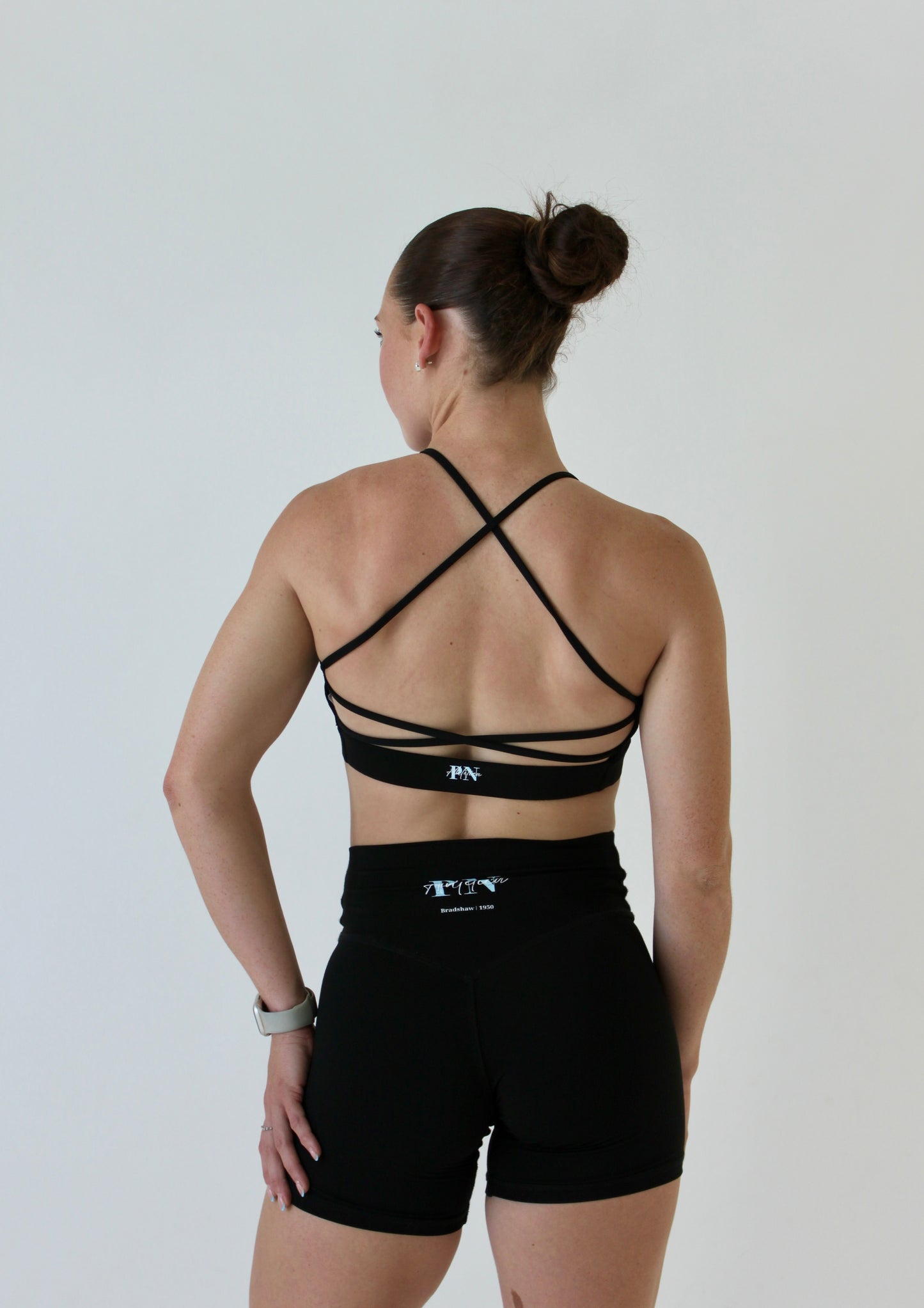 Bradshaw Backless Sports Bra - Black