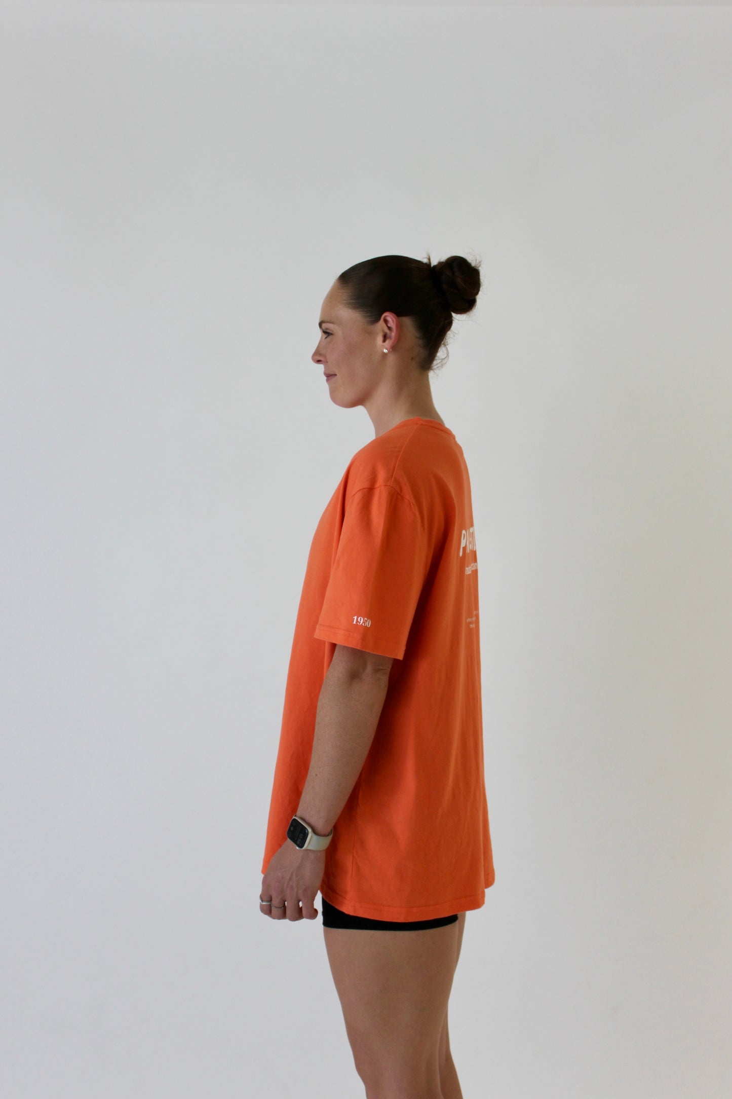 Bradshaw Oversized Tee - Tangerine