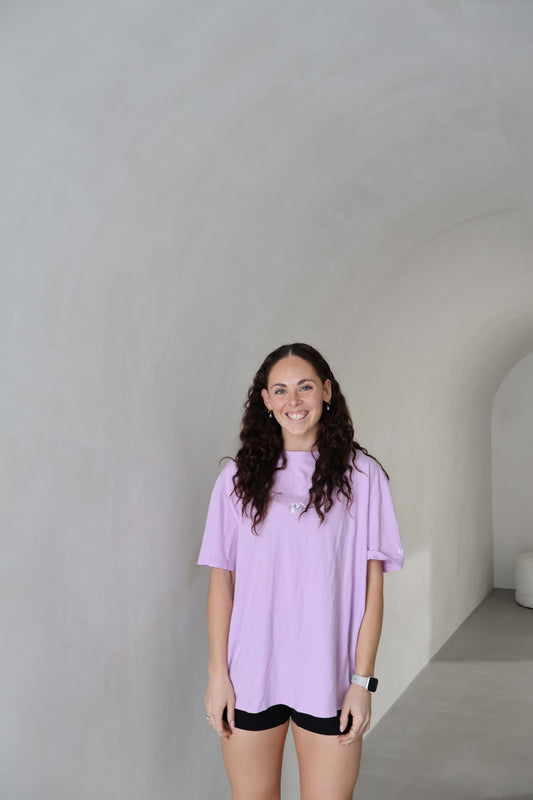 Bradshaw Oversized Tee - Mauve